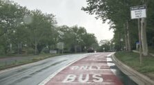 Maryland bus lane